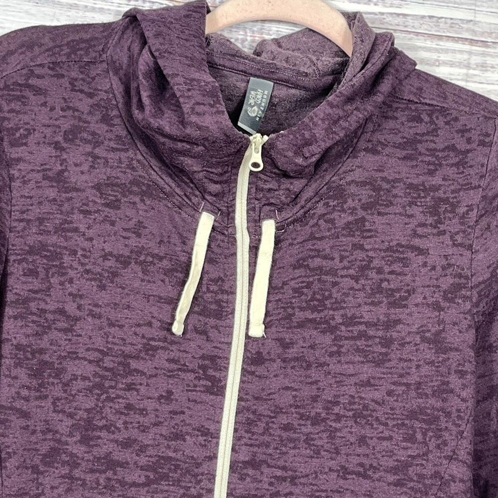 Mountain Hardware Women’s Hoodie Full Zip Size Small  Heathered Purple Outdoor